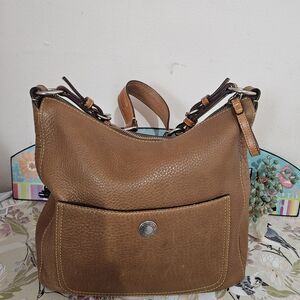 Coach Brown Leather Shoulder Bag
